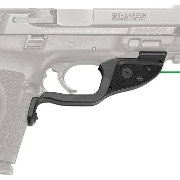 Crimson Trace 0174501 LG-362G Green Laserguard  Black Smith & Wesson M&P M2.0 Full Size/Compact/Subcompact