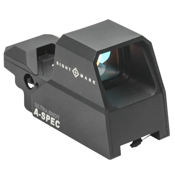 Sightmark SM26032 Ultra Shot A-Spec Open Reflex Sight Matte Black 1 x 33 mm x 24 mm 3 MOA Red Dot/5 MOA Red Dot/50 MOA Circle Multi Reticle