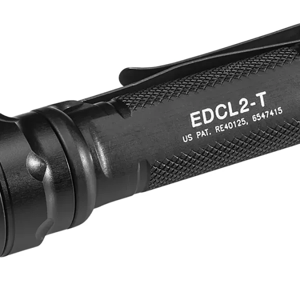 SureFire EDCL2T Everyday Carry Light 2  Black Anodized 5/1,200 Lumens White LED