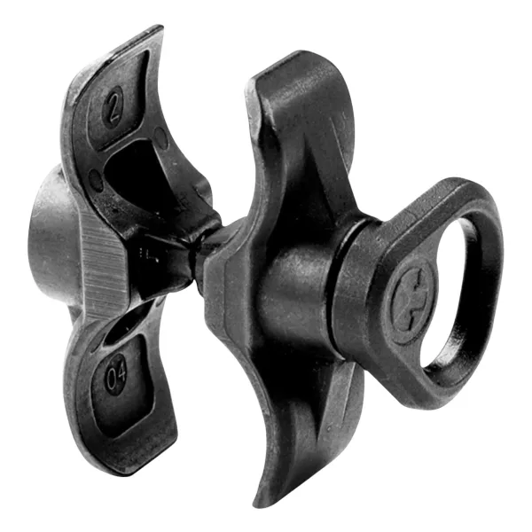 Magpul MAG493BLK Forward Sling Mount  made of Steel with Melonite Black Finish for Mossberg 590 & 590AL with Magpul SGA Stock