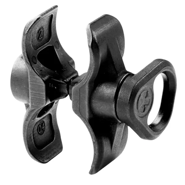 Magpul MAG508-BLK Forward Sling Mount  made of Steel with Melontie Black Finish for Remington 870; Mossberg 500, 590; Maverick