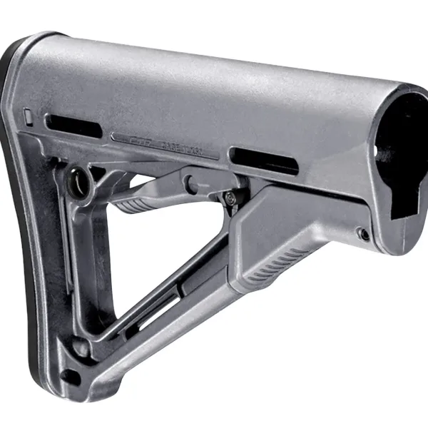 Magpul MAG310-GRY CTR Carbine Stock Stealth Gray Synthetic for AR-15, M16, M4 with Mil-Spec Tube (Tube Not Included)