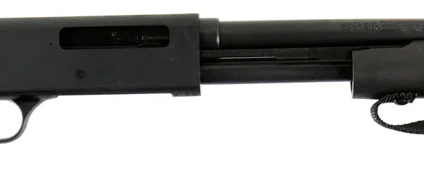 Mossberg 50649 590 Shockwave 410 Gauge 5+1 3" 14.375" Heavy Barrel, Blued Metal Finish, Dual Extractors, Drilled & Tapped Receiver, Corncob Forend w/Strap, Raptor Birdshead Grip Stock