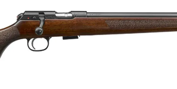 CZ-USA 02340 CZ 457 Varmint Full Size 22 LR 5+1 20.50" Black Nitride Heavy Barrel Black Nitride Steel Receiver Turkish Walnut Fixed Varmint-Style Stock Right Hand