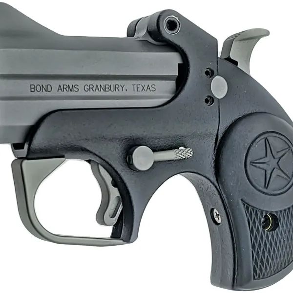 Bond Arms BABU Backup Original 9mm Luger 2rd Shot 2.50" Bead Blasted/Anti-Glare Textured Black Rubber Grips