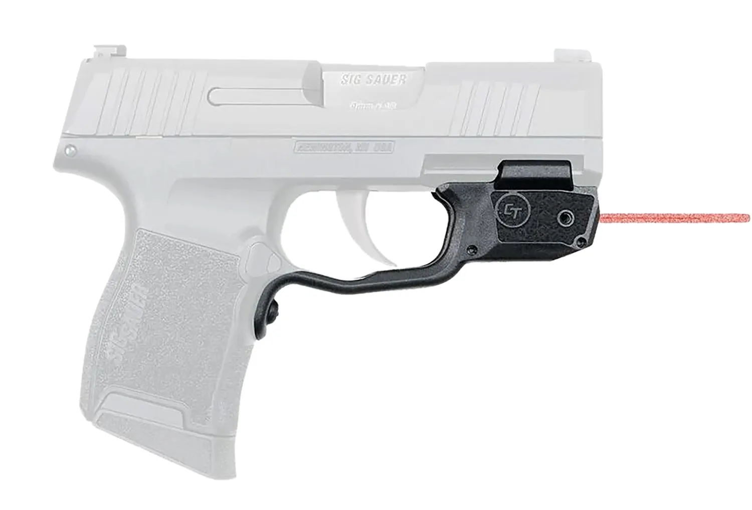 Crimson Trace 0181501 LG-422 Laserguard Black Red Laser Sig Sauer P365