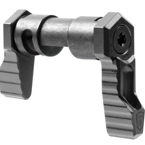 Phase 5 Weapon Systems SAFE90BLK Safety Selector 90 Degree AR-Platform Black Anodized Aluminum Ambidextrous