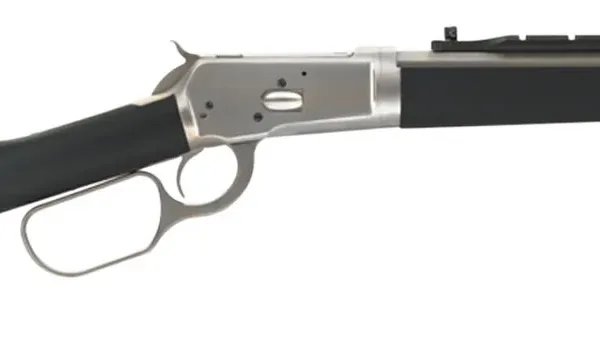 Taylors & Company 220097 1892 Alaskan Take-Down 44 Rem Mag Caliber with 5+1 Capacity, 16.50" Barrel, Matte Chrome Metal Finish & SoftTouch Black Synthetic Stock Right Hand (Full Size)