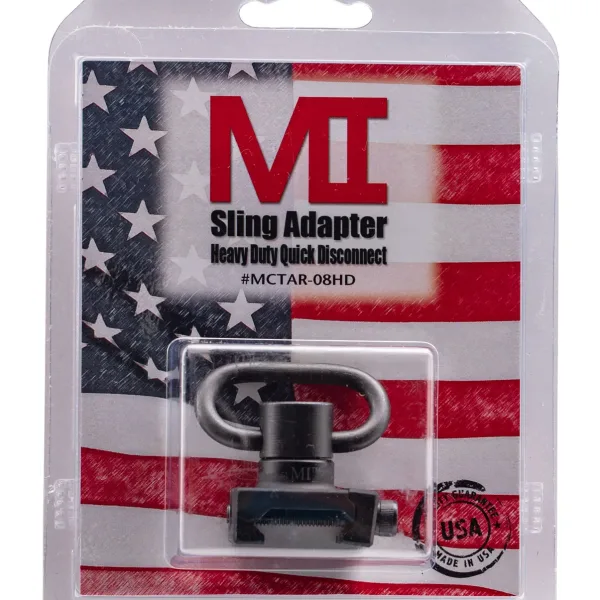 Midwest Industries MCTAR08HD Quick Detach Front Sling Adapter HD Black Aluminum