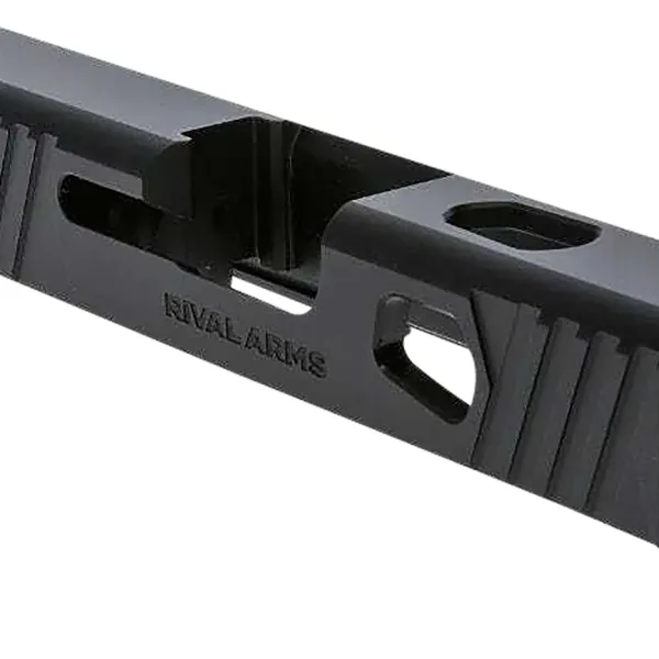 Rival Arms RA10G305A Precision Slide A1 Compatible w/Glock 43 Gen3, 9mm Luger Black QPQ Stainless Steel, RMR Cut Sights