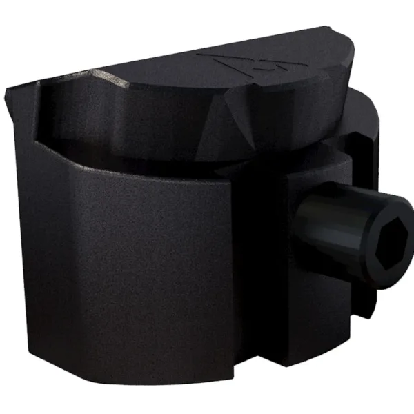 Rival Arms RA75G111A Grip Plug  Compatible w/Glock Gen4 (except 36/42/43), Black Anodized Aluminum