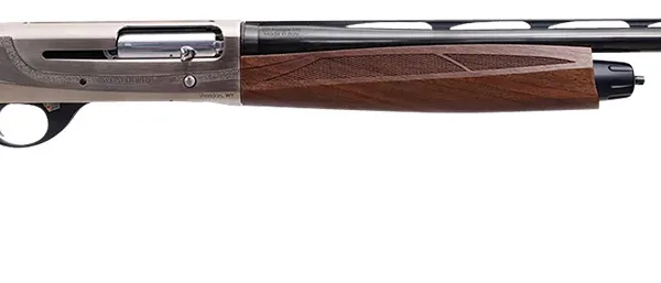 Weatherby ID22026MAG 18i Deluxe Full Size 20 Gauge Semi-Auto 3" 4+1 26" Black Vent Rib Barrel, Engraved Nickel Aluminum Receiver, Fixed Matte Walnut Stock, Right Hand