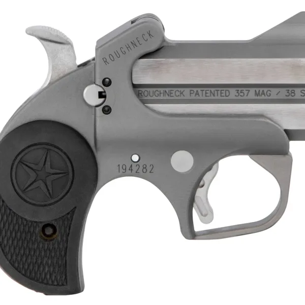 Bond Arms BARN Roughneck  38 Special/357 Mag 2rd Shot 2.50" Stainless Steel Barrel/Black Rubber Grips *No Box/Manual