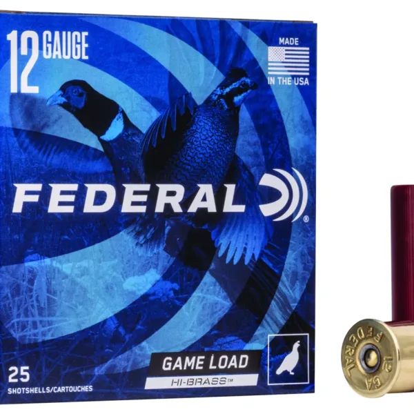 Federal H1266 Game-Shok High Brass 12Gauge 2.75" 1 1/4oz 6Shot 25 Per Box/10 Case