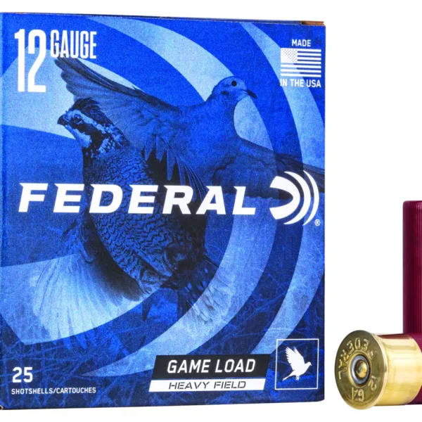 Federal H1238 Game-Shok Heavy Field 12Gauge 2.75" 1 1/8oz 8Shot 25 Per Box/10 Case