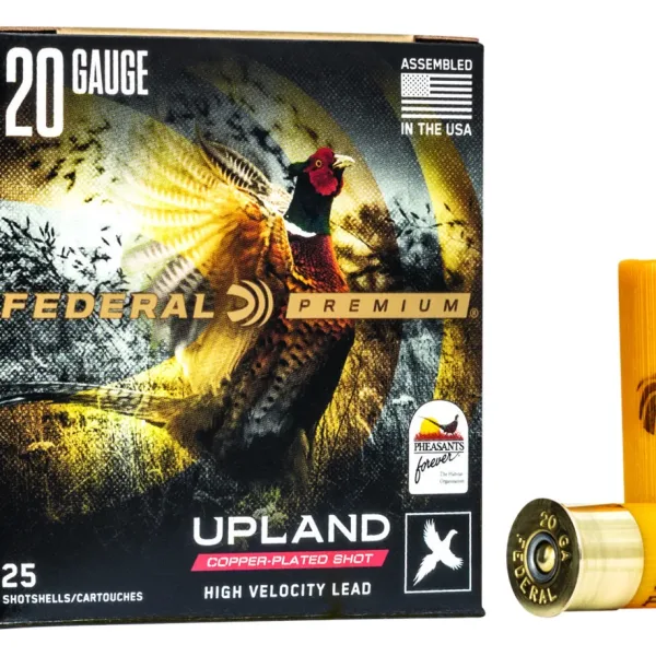 Federal PF2046 Premium Wing-Shok Pheasant Forever High Velocity 20Gauge 2.75" 1oz 6Shot 25 Per Box/10 Case