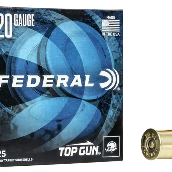 Federal TG2075 Top Gun  20Gauge 2.75" 7/8oz 7.5Shot 25 Per Box/10 Case