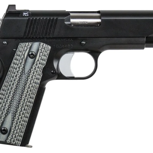 Dan Wesson 01826 V-Bob  45 ACP 8+1 4.25" Stainless Match Grade Barrel, Black Duty Serrated Stainless Steel Slide & Frame w/Beavertail, Black/Gray G10 Grip, Ambidextrous