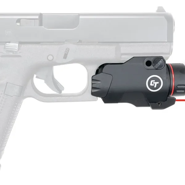 Crimson Trace 0177301 CMR-207 Red Laser Sight & Tactical Light Rail Master Pro Black Red Laser 5mW/400 Lumens  633nM Wavelength, Picatinny/Weaver/Accessory Rail Mount
