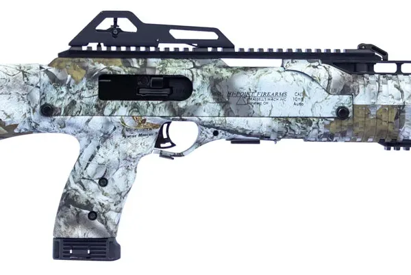 Hi-Point 1095TAMWM 1095TS Carbine 10mm Auto 17.50" 10+1 Mothwing Winter Mimicry All Weather Skeletonized Stock Mothwing Winter Mimicry Polymer Grip Right Hand