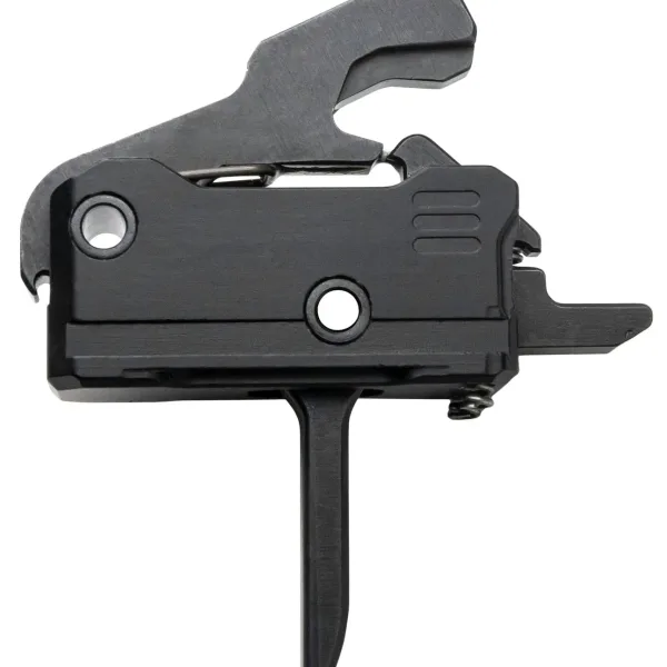 Rise Armament T017FBLK RA-140 Super Sporting Black Hardcoat Anodized Flat Trigger Single-Stage 3.50 lbs Draw Weight Fits AR-Platform Right Hand