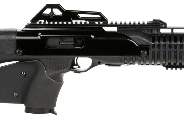 Hi-Point 3895TSCA 3895TS Carbine *CA Compliant 380 ACP Caliber with 16.50" Barrel, 10+1 Capacity, Black Metal Finish, Black All Weather Skeletonized Stock & Black California Paddle Grip Right Hand