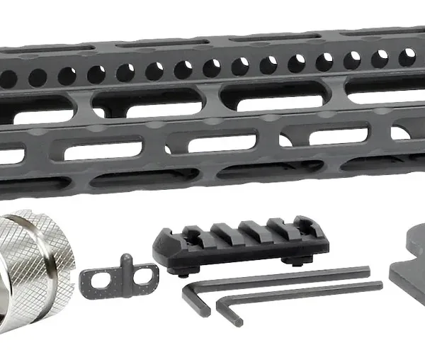 Midwest Industries MIULW14 Ultralight  AR-15 Black Hardcoat Anodized Aluminum/Polymer 14" Picatinny/M-LOK