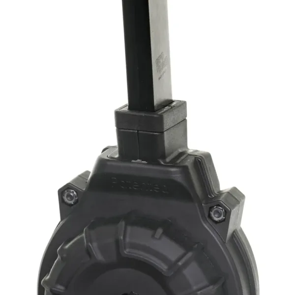 ProMag DRMA18 Standard  40rd Drum 45 ACP Fits Hi-Point 4595TS Carbine Black DuPont Zytel Polymer