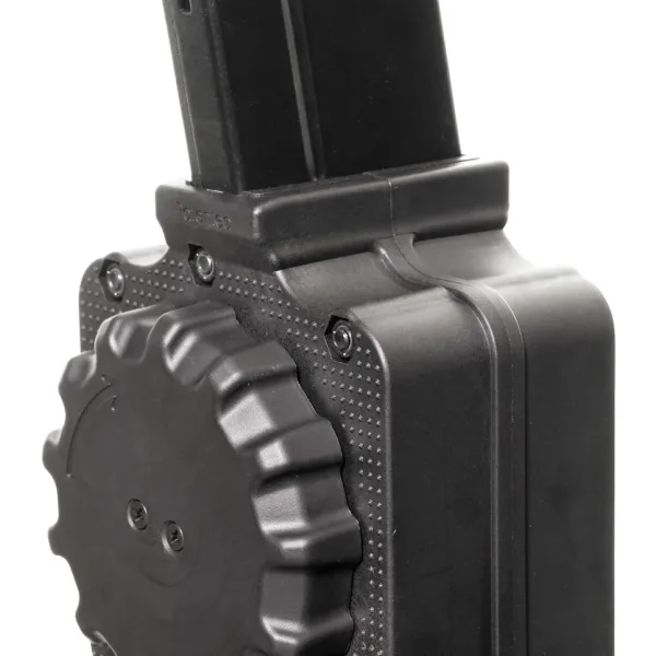 ProMag DRMA2 Standard  50rd Drum 308 Win/7.62x51mm NATO Fits Springfield M1A/M14 Black DuPont Zytel Polymer