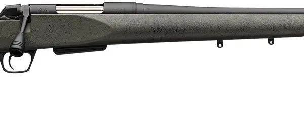 Winchester Guns 535732294 XPR SR 6.5 PRC Caliber with 3+1 Capacity, 22" Threaded Barrel, Black Perma-Cote Metal Finish & Black Webbed Green Grayboe Renegade Long Range Stock Right Hand (Full Size)