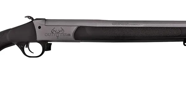 Traditions CR451130T Outfitter G3 Full Size 450 Bushmaster 1rd 22" Stainless Cerakote Fluted Threaded Barrel, Drilled & Tapped Steel Receiver, Fixed Black Synthetic Stock, Right Hand