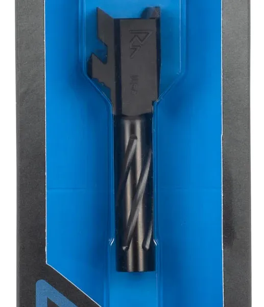 Rival Arms RA20G301A Precision V1 Drop-In Barrel 9mm Luger 3.41" Black PVD Finish 416R Stainless Steel Material for Glock 43