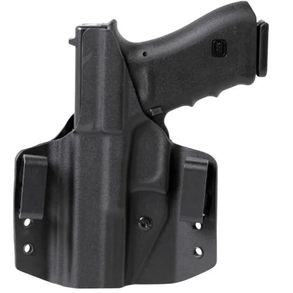 Uncle Mike's 54CCW67BGL CCW Holster OWB Black Boltaron Belt Slide Compatible w/Glock 42 Left Hand