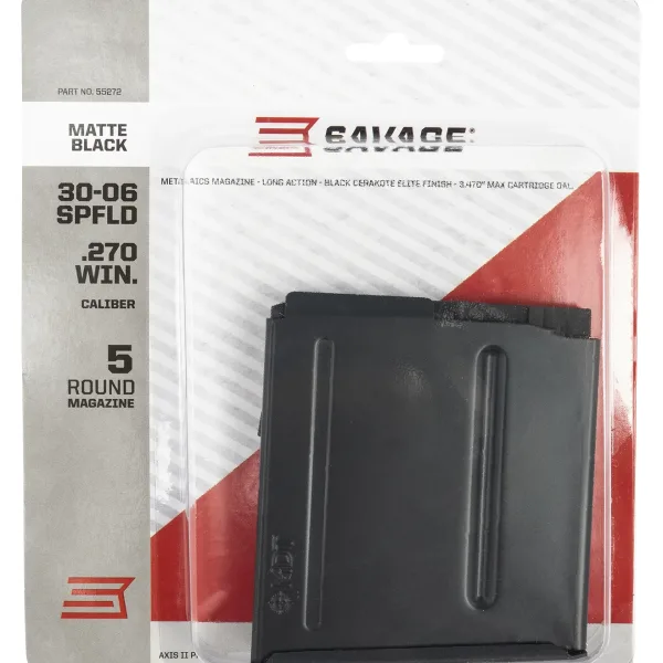 Savage Arms 55272 Axis II Precision 5rd 270 Win/30-06 Springfield Matte Black Steel