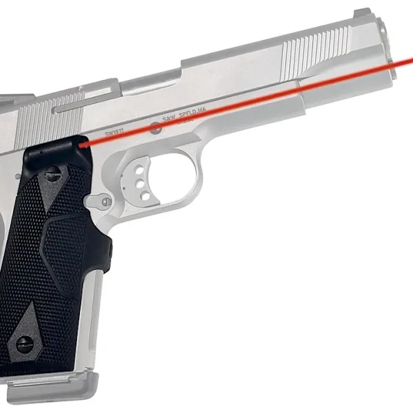 Crimson Trace 011200 LG-401 Front Activation Lasergrips  Black Red Laser 1911 Full Size
