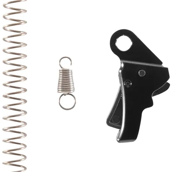 Apex Tactical 115112 Action Enhancement Curved Trigger w/ 5-5.50 lbs Draw Weight & Black Finish for Springfield Hellcat