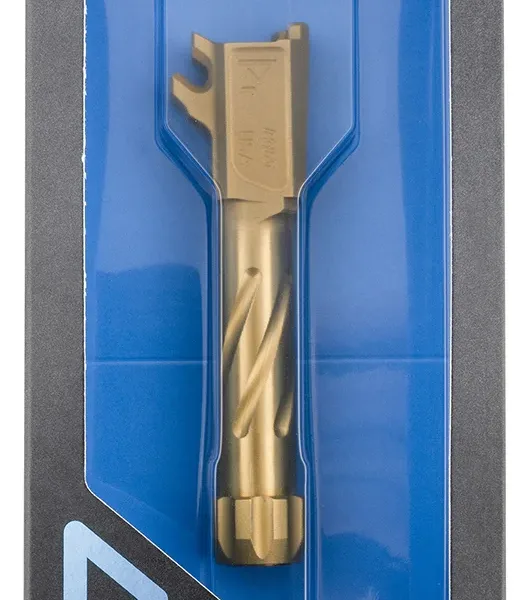 Rival Arms RA20P002E Precision Drop-In Barrel 9mm Luger 3.10" Gold PVD Finish 4340H Steel Material with Threading for Sig P365