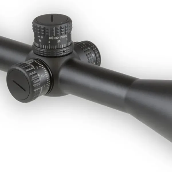 Truglo TG8542TF TX6  4-24x 50mm Obj 30mm Tube Black Finish Illuminated Milliradian  First Focal Plane