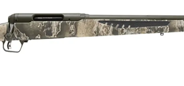 Savage Arms 57743 110 Timberline 6.5 PRC 3+1 24", OD Green Cerakote, Realtree Excape Fixed AccuStock with AccuFit