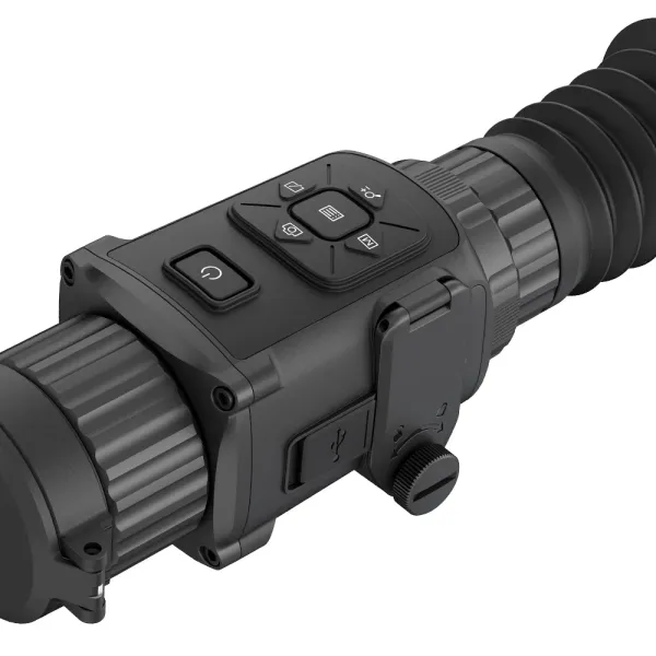 AGM Global Vision 3092455004TH21 Rattler TS25-384 Thermal Hand Held/Mountable Scope Black 1.5x - 12x 25mm Red Crosshair Reticle 384x288, 50Hz Resolution Zoom Digital 1x/2x/4x/8x/PIP
