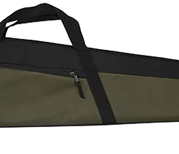 Allen 69346 Powell Rifle Case 46" Green w/Black Trim 600D Polyester, Foam Padding, Large Accessory Pocket & Lockable Zippers