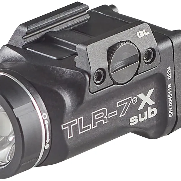 Streamlight 69400 TLR-7 X Sub  Black Anodized 500 Lumens  White LED Glock 43X MOS/48 MOS/43X/48
