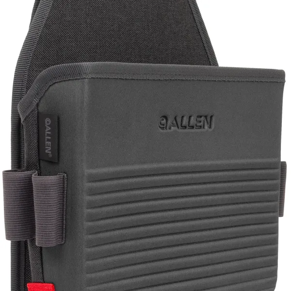 Allen 8324 Competitor Shell Bag Gray EVA Capacity 50rd Waist Mount 2" Belt