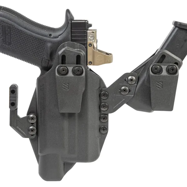 Blackhawk 416963BK Stache  IWB Size 63 Black Polymer Belt Clip Fits S&W M&P Shield w/Crimson Trace Laser Ambidextrous