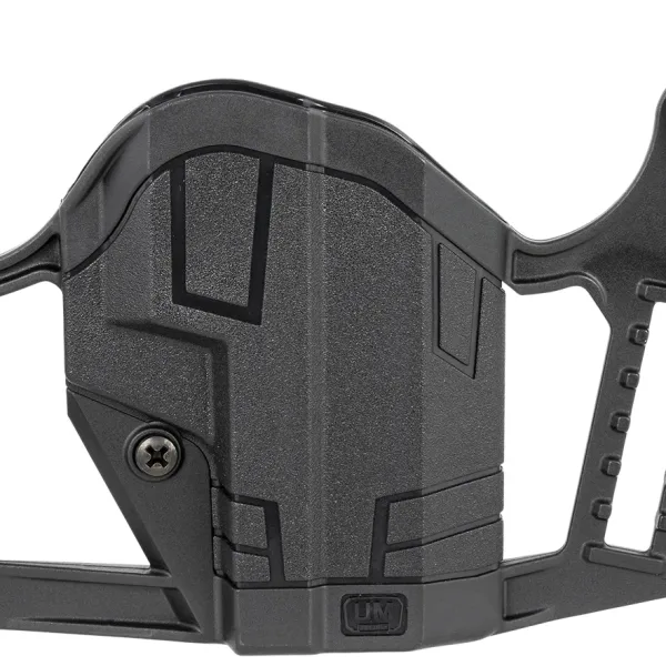 Uncle Mike's 79077 Apparition  IWB/OWB Belt Clip Mount Compatible w/Glock 43/43X/Springfield Hellcat Black Polymer Ambidextrous