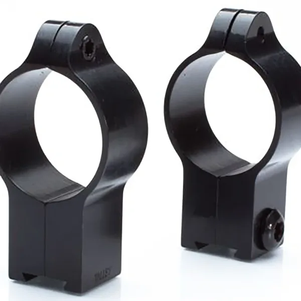 Talley 22CZRH Rimfire Rings  Black CZ 452 European/455/457/512/513 1" High 0 MOA