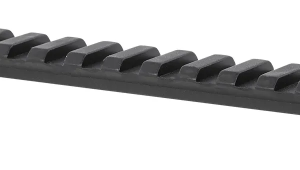 Talley PL0258725 Savage Picatinny Rail  Black Anodized Long Action 0 MOA