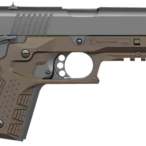 Recover Tactical CC3C02 Grip & Rail System  Tan Polymer Picatinny for Compact 1911
