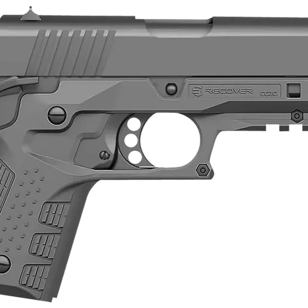 Recover Tactical CC3C-04 Grip & Rail System  Gray Polymer Picatinny for Compact 1911