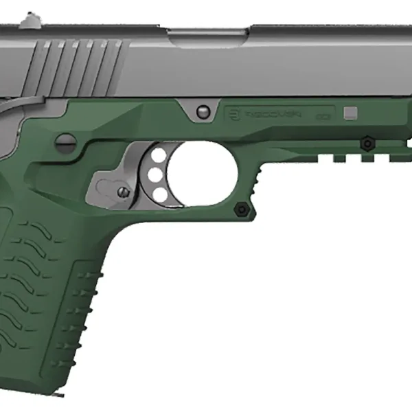 Recover Tactical CC3H-03 Grip & Rail System  OD Green Polymer Picatinny for Standard Frame 1911